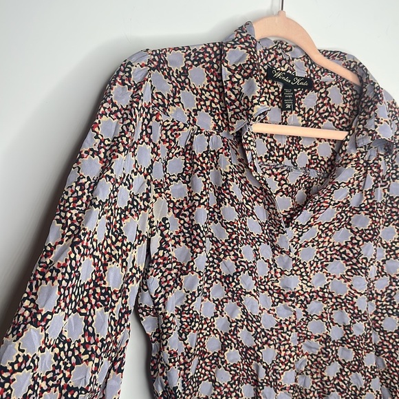 WINTER KATE Silk Blouse Dolman Long Sleeve M - Picture 2 of 4